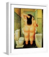 Bath-Fernando Botero-Framed Art Print