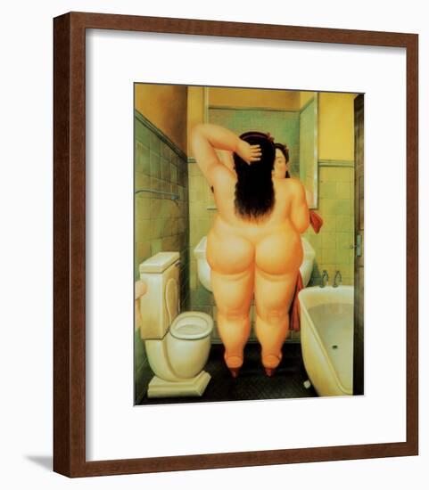 Bath-Fernando Botero-Framed Art Print