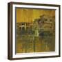 Bathed in Evening Light, Ponte Vecchio, Florence-Susan Brown-Framed Giclee Print