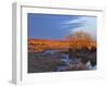 Bathed in Sunset Light the Calamus River in Loup County, Nebraska, USA-Chuck Haney-Framed Premium Photographic Print