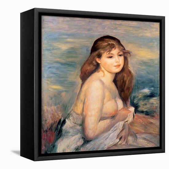 Bather, 1887-Pierre-Auguste Renoir-Framed Stretched Canvas