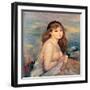 Bather, 1887-Pierre-Auguste Renoir-Framed Giclee Print