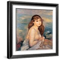 Bather, 1887-Pierre-Auguste Renoir-Framed Giclee Print