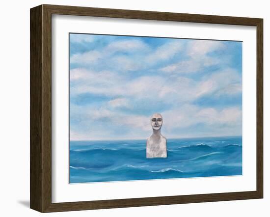 Bather,2017,-Rob Woods-Framed Giclee Print