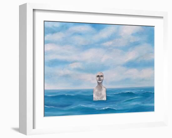 Bather,2017,-Rob Woods-Framed Giclee Print