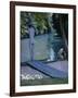 Bather About to Plunge into the River Lyerres-Gustave Caillebotte-Framed Giclee Print