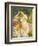 Bather Arranging Her Hair, 1893-Pierre-Auguste Renoir-Framed Giclee Print