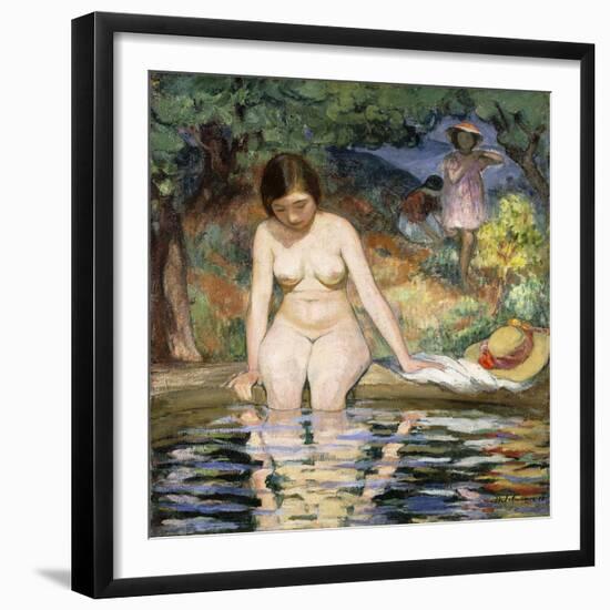 Bather; Baigneuse, 1910-Henri Lebasque-Framed Giclee Print