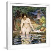 Bather; Baigneuse, 1910-Henri Lebasque-Framed Giclee Print