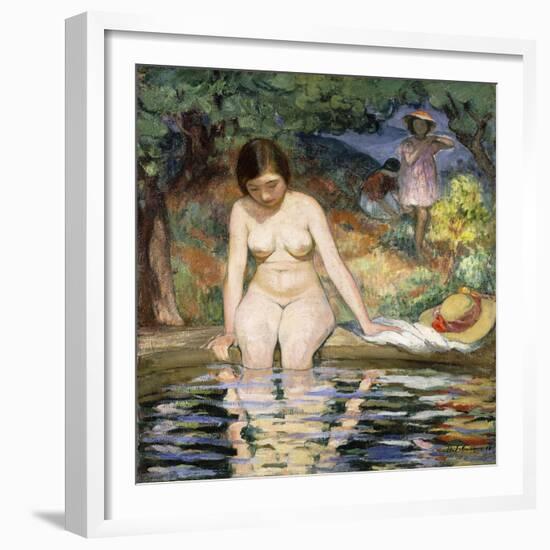 Bather; Baigneuse, 1910-Henri Lebasque-Framed Giclee Print