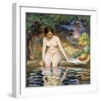 Bather; Baigneuse, 1910-Henri Lebasque-Framed Giclee Print