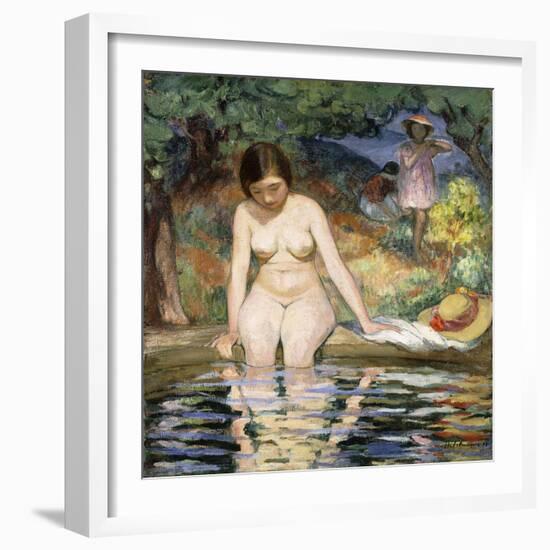 Bather; Baigneuse, 1910-Henri Lebasque-Framed Giclee Print