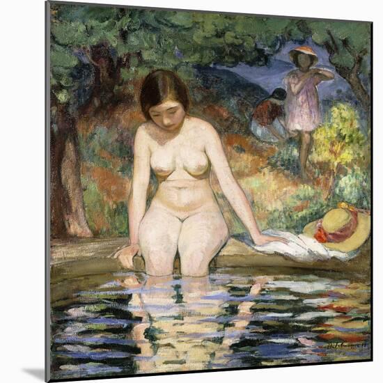 Bather; Baigneuse, 1910-Henri Lebasque-Mounted Giclee Print