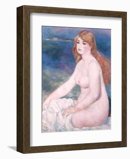 Bather (Blonde Bather II) 1882-Pierre-Auguste Renoir-Framed Giclee Print