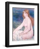 Bather (Blonde Bather II) 1882-Pierre-Auguste Renoir-Framed Giclee Print