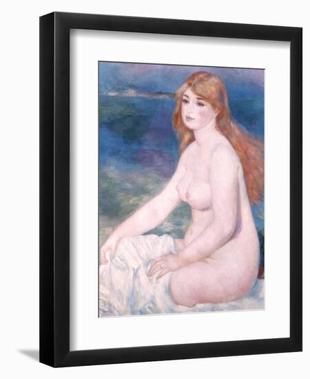 Bather (Blonde Bather II) 1882-Pierre-Auguste Renoir-Framed Giclee Print