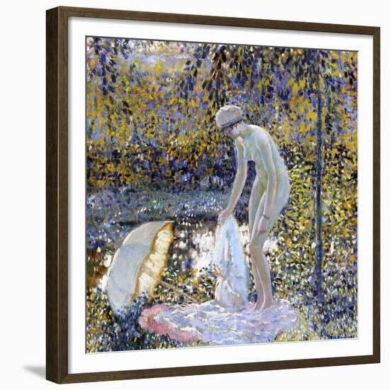 Bather, C.1907-14-Frederick Carl Frieseke-Framed Giclee Print