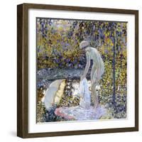 Bather, C.1907-14-Frederick Carl Frieseke-Framed Giclee Print