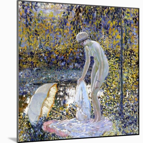 Bather, C.1907-14-Frederick Carl Frieseke-Mounted Giclee Print