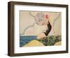 Bather, c.1925-René Vincent-Framed Giclee Print