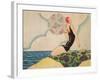 Bather, c.1925-René Vincent-Framed Giclee Print