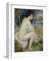 Bather Drying Herself, 1883-Pierre-Auguste Renoir-Framed Giclee Print