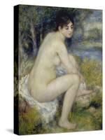 Bather Drying Herself, 1883-Pierre-Auguste Renoir-Stretched Canvas