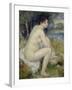 Bather Drying Herself, 1883-Pierre-Auguste Renoir-Framed Giclee Print