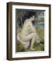 Bather Drying Herself, 1883-Pierre-Auguste Renoir-Framed Giclee Print