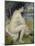 Bather Drying Herself, 1883-Pierre-Auguste Renoir-Mounted Giclee Print