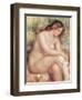 Bather Drying Herself, circa 1910-Pierre-Auguste Renoir-Framed Giclee Print