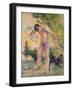 Bather Drying Himself at St. Tropez, 1893-Henri Edmond Cross-Framed Giclee Print