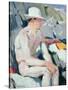 Bather in a White Hat-Francis Campbell Boileau Cadell-Stretched Canvas