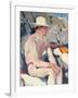 Bather in a White Hat-Francis Campbell Boileau Cadell-Framed Giclee Print