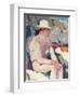 Bather in a White Hat-Francis Campbell Boileau Cadell-Framed Giclee Print