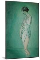Bather in Profile, Effect of Green and Pink, 1918-Félix Vallotton-Mounted Giclee Print
