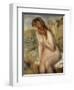 Bather Seated on a Rock, 1892-Pierre-Auguste Renoir-Framed Giclee Print