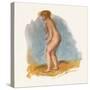 'Bather Standing', 1946-Pierre-Auguste Renoir-Stretched Canvas