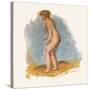 'Bather Standing', 1946-Pierre-Auguste Renoir-Stretched Canvas