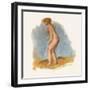 'Bather Standing', 1946-Pierre-Auguste Renoir-Framed Giclee Print