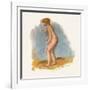 'Bather Standing', 1946-Pierre-Auguste Renoir-Framed Giclee Print