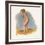 'Bather Standing', 1946-Pierre-Auguste Renoir-Framed Giclee Print