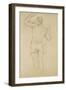 Bather Standing-Paul Cézanne-Framed Giclee Print