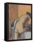 Bather Stepping into a Tub, c.1890-Edgar Degas-Framed Stretched Canvas