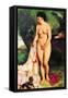 Bather with a Terrier-Pierre-Auguste Renoir-Framed Stretched Canvas