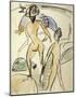 Bather with Hat-Ernst Ludwig Kirchner-Mounted Art Print