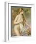 Bather with Long Hair, circa 1895-Pierre-Auguste Renoir-Framed Premium Giclee Print