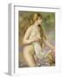 Bather with Long Hair, circa 1895-Pierre-Auguste Renoir-Framed Giclee Print