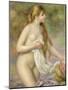 Bather with Long Hair, circa 1895-Pierre-Auguste Renoir-Mounted Giclee Print