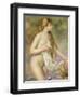 Bather with Long Hair, circa 1895-Pierre-Auguste Renoir-Framed Giclee Print